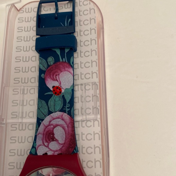 Swatch Watch Wrist Watch GARDEN LADYBUG Exclusive Collectors Watch Item L… - Picture 4 of 11